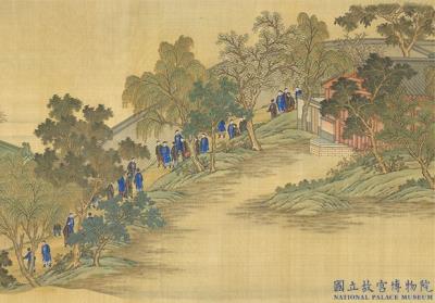 图片[6]-Imperial Rites of Sericulture (Scroll 3: “Picking Mulberry Leaves”)-China Archive